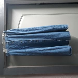 ST JOHN'S BAY Jean Skirt Sz 8P